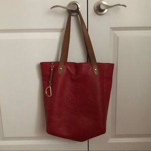 Lauren Ralph Lauren Leather Tote